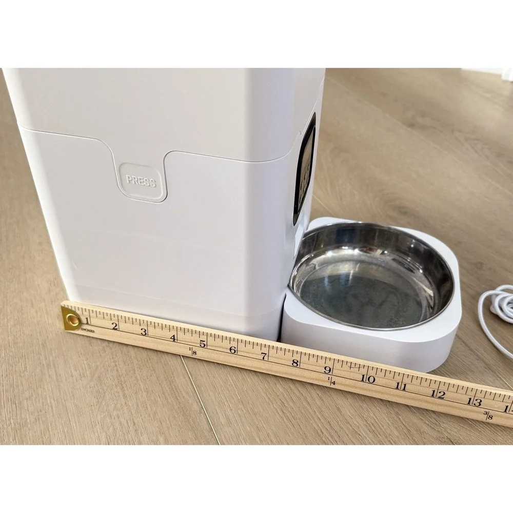 VOLUAS Automatic Pet Feeder 6L- Timed Dry Food Feeder for Cats and Dogs